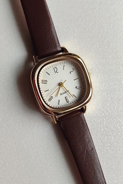 Ricardo Shopaperal Leather Cord Bitter Brown Women Wristwatch New Trend Bb0054