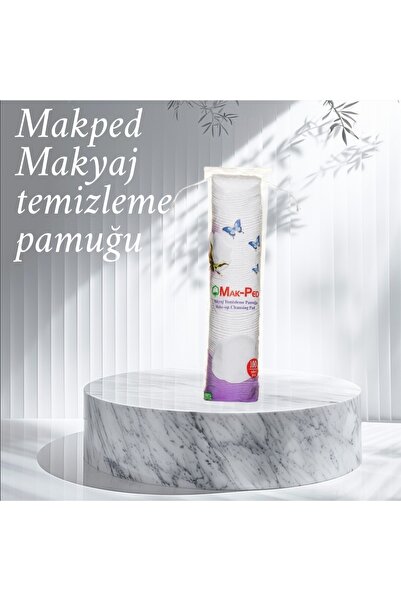 MAK PED Makyaj Temizleme Pamuğu Makped 70'li Paket X 10 Adet