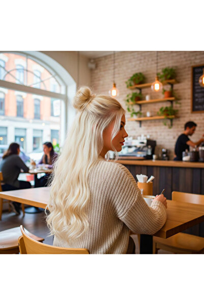 Afrodit Giyim 8 قطع من الألياف الاصطناعية المموجة المنتفخة / البلاتينية