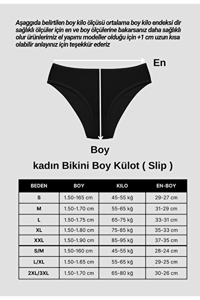 DU&ME Günlük Giyime Uygun Olan Pamuklu Kadın Külot Şık Tasarım Sade Renk