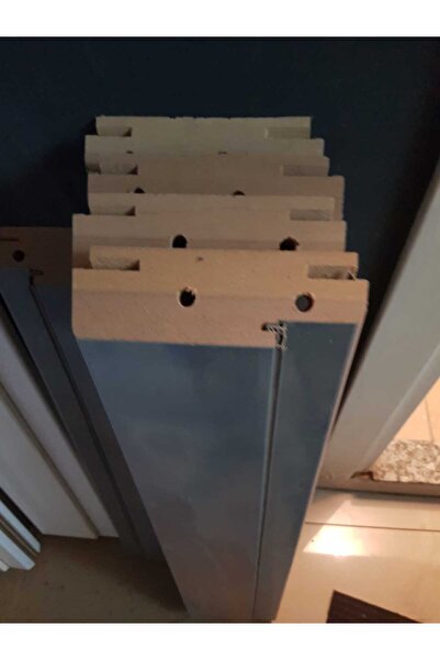 Çınar Kasa Pervaz 10 - 13 Cm Duvar için BANYO WC kapı KASAsı 'Antrasit' (1 kapı) PVC kaplama Ölçü: 205*76*11 cm