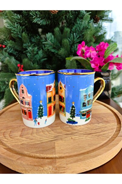 Madame Coco Reve Carol Mug - Colorful - 280 ml - 10X7X10 cm - 1 Piece