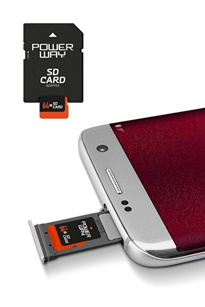 POWERWAY 64 GB Memory Card Adapter Included