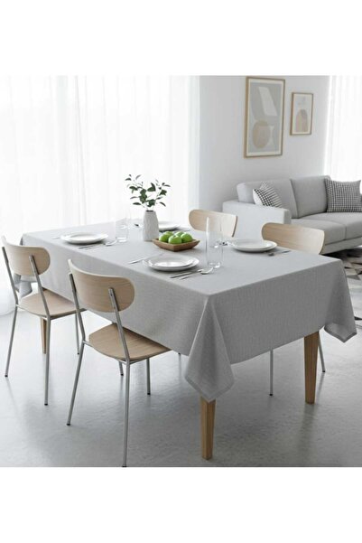 PİKKO HOME Light Gray Tight Woven Poly-Linen(Lm)