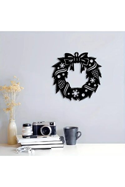 VENON Yılbaşı Hazırlık Duvar Kapı Süsü 30 Cm METAL NOEL Kutlama Parti Yıllar Boyu Kullanım