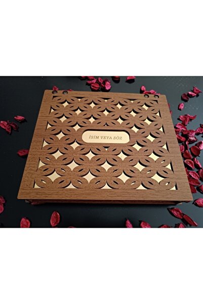 asaflazer Ahşap Tesbih Kutusu 10lu Koleksiyon Kutusu Tesbih Kutusu