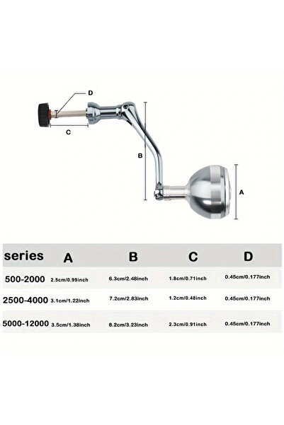 Choice silve 5000-12000 MBLN CNC accessories spinning wheel ball grip accesso...