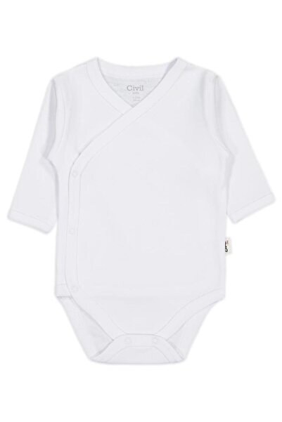 Civil Baby Πολύχρωμο ύφασμα 1-6 μηνών Unisex Zıbın Badi - Λευκό 6-9 μηνών