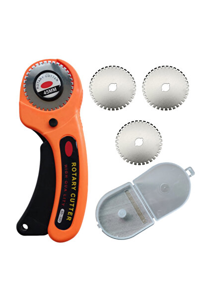 Choice أضف 3 قطع من الشفرات لقاطع التثقيب والترقيع، مجموعة قواطع دوارة 45 مم، شفرة دوارة سهلة التمزيق