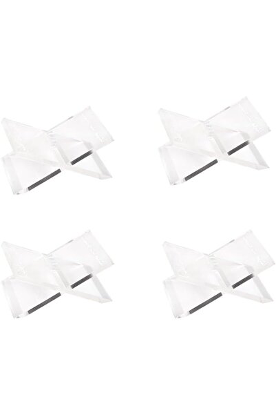 Slasa 4-Piece Acrylic Date Tray Set by - Transparent Glass-like Kitchen Serving Trays