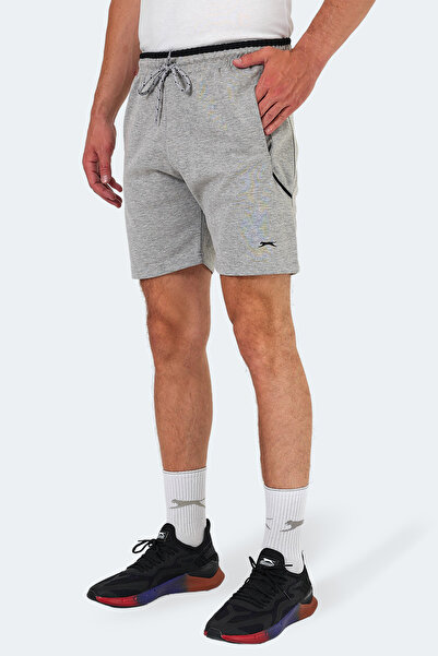 Slazenger NAGORE 2 li Set Erkek Cepli Gri - Koyu Gri Şort