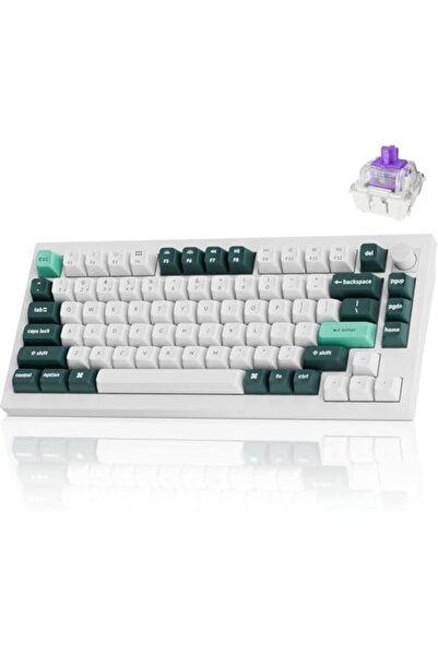 Keychron Q1 HE Wireless Mechanical Keyboard – Arabic & English Layout, 75% Compact, Hall Effect Ma