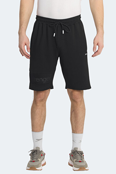 Slazenger Nuka Men's Capri Black Shorts with Pockets