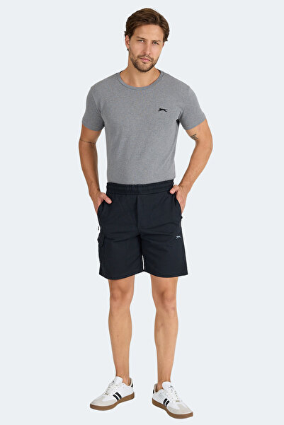 Slazenger NECK I Erkek Cepli Siyah Şort