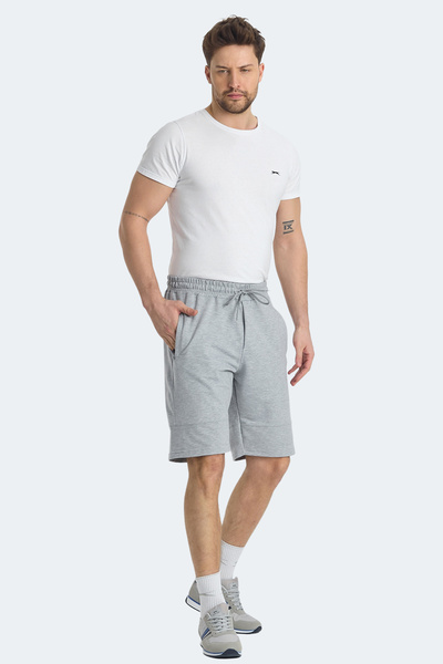 Slazenger Nora Men's Gray Shorts with Pockets