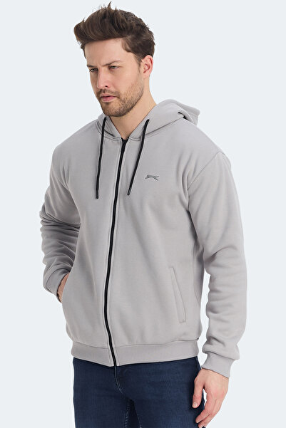 Slazenger KOZZAX IN Erkek Gri Sweatshirt