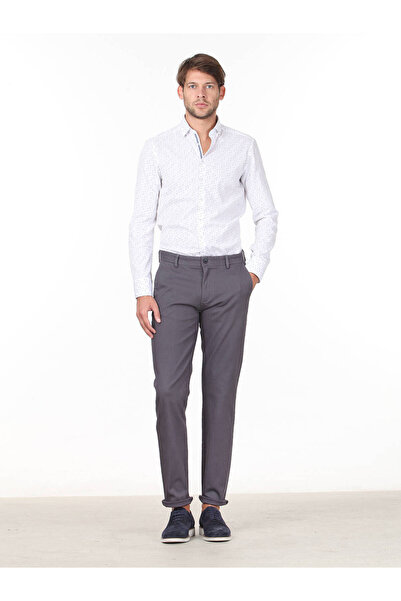 Kip Сірі штани Regular Fit Casual з бавовняною сумішшю