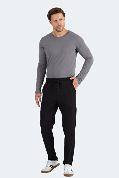 Slazenger IMPACTO I Erkek Siyah Eşofman Altı