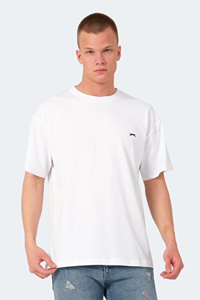 Slazenger KULANA Oversize Ανδρικό Oversize Λευκό T-Shirt