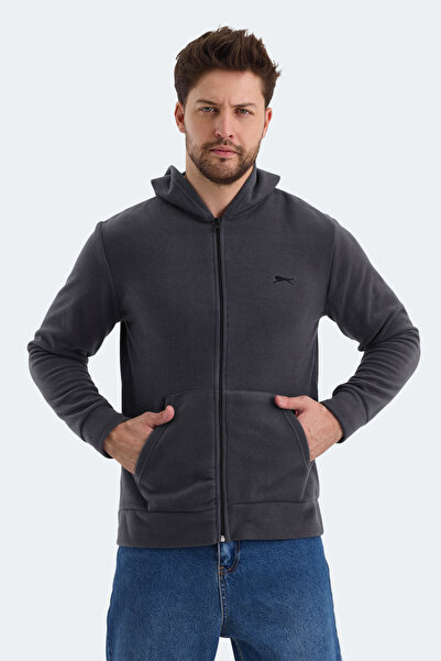 Slazenger SAMSON IN Erkek Koyu Gri Polar