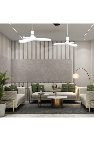 zeonix Pervane LED Lamba 40W - E27 - 3200lm - 30 Bin Saat Çalışma Süresi - 6500K