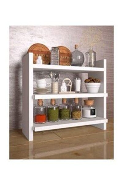 STARMOB Mia Beyaz Tezgah Üstü Mutfak Raf