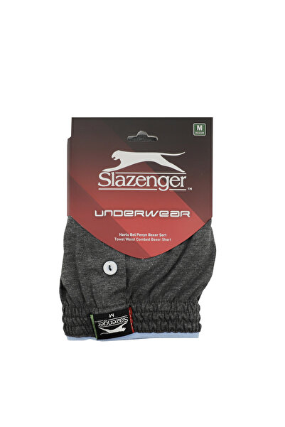Slazenger HE Erkek Koyu Gri Boxer
