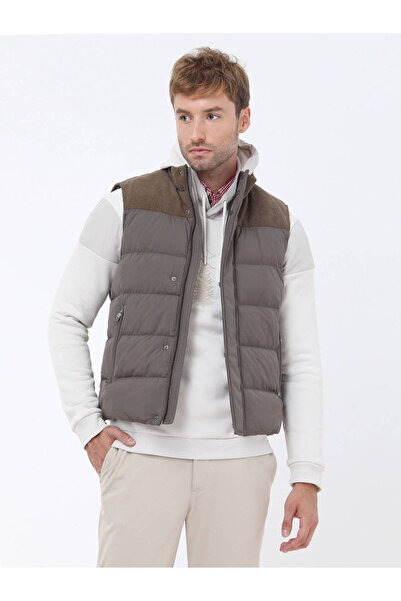 Kip Αθλητικό γιλέκο με κανονική εφαρμογή Mink με γιακά