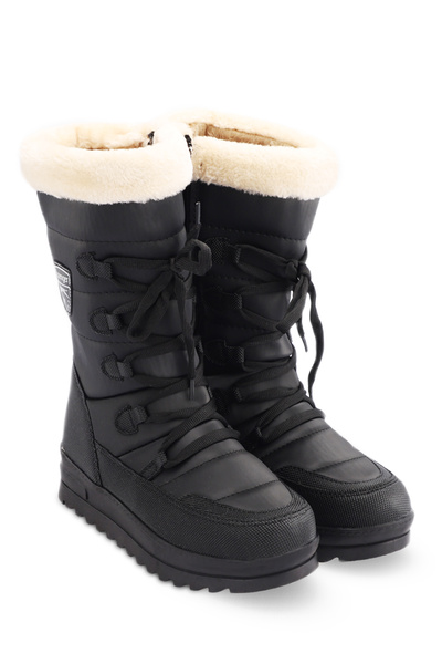 Slazenger HOPE IN női cipzáras fekete / bézs csizma