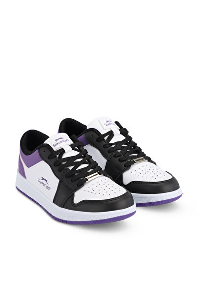 Slazenger PRINCE I Kadın Beyaz / Mor Günlük Spor Ayakkabısı