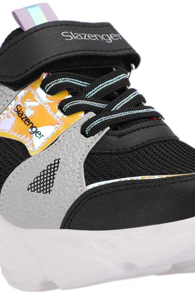 Slazenger Nelson Girls' Velcro Black / Purple Casual Sneakers