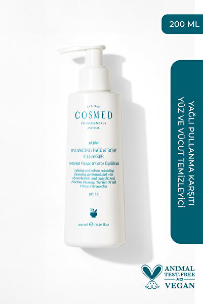 COSMED Sd Plus Balancing Face And Body Cleanser 200 ml