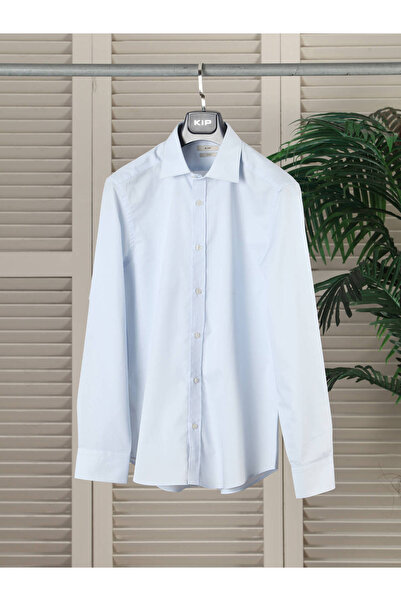 Kip Ανοιχτό μπλε πουκάμισο Με βαμβακερό μείγμα