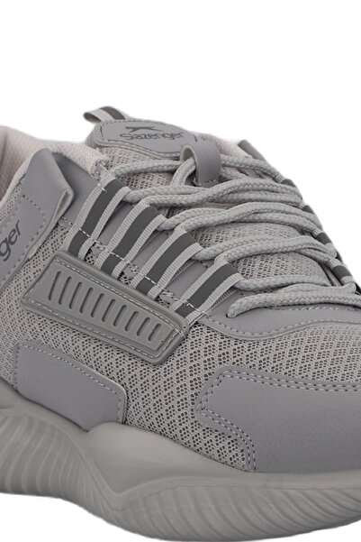 Slazenger MACHINE IN Erkek Gri Koşu & Yürüyüş Spor Ayakkabısı
