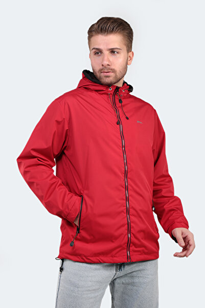 Slazenger OFANS Erkek Kırmızı Yağmurluk