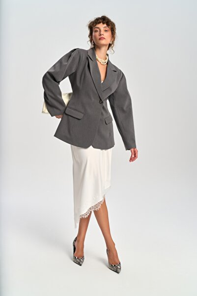 MAI STUDIOS CO. Briella Smoked Blazer with Waistband