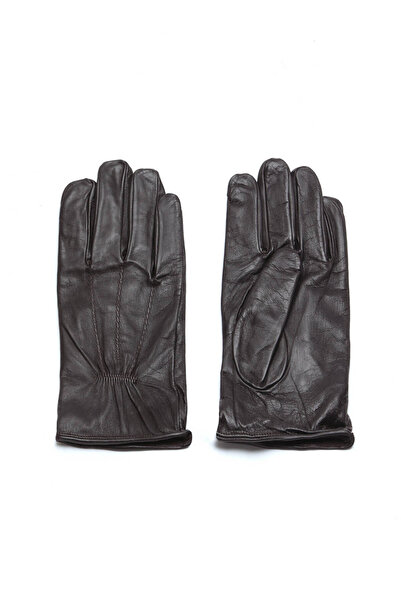 Kip Koyu Kahve Eldiven