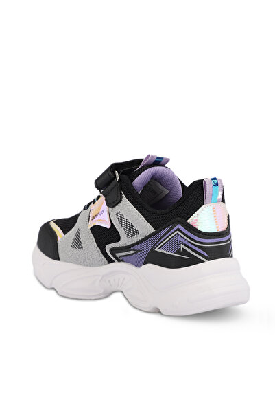 Slazenger Nelson Girls' Velcro Black / Purple Casual Sneakers