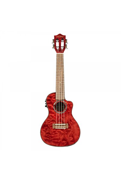 Lanikai QM-RDCEC Quilted Maple Concert Elektro Ukulele