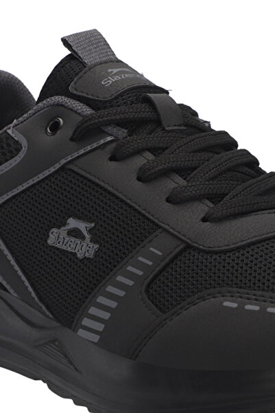 Slazenger GUMMY I Erkek Siyah / Siyah Koşu & Yürüyüş Spor Ayakkabısı