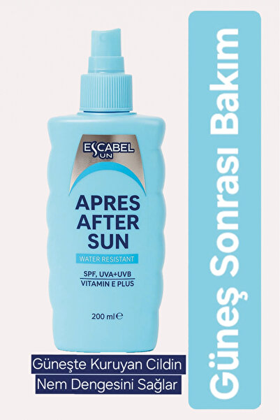 Escabel Güneş Sonrası Ürünü - Apres Güneş Sonrası Bakım Kremi Multi Aktif Bak...