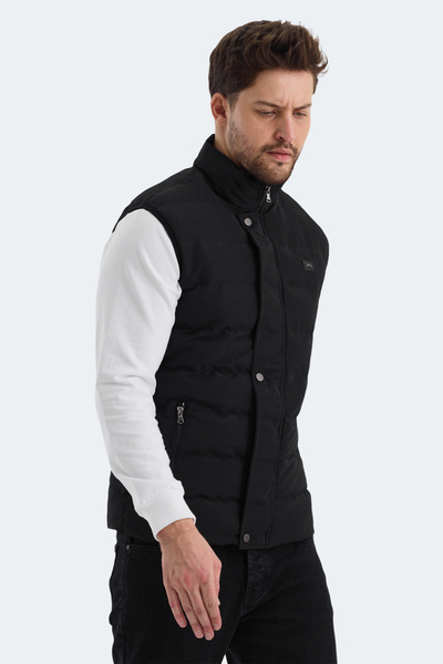 Slazenger Μαύρο ανδρικό γιλέκο Zula