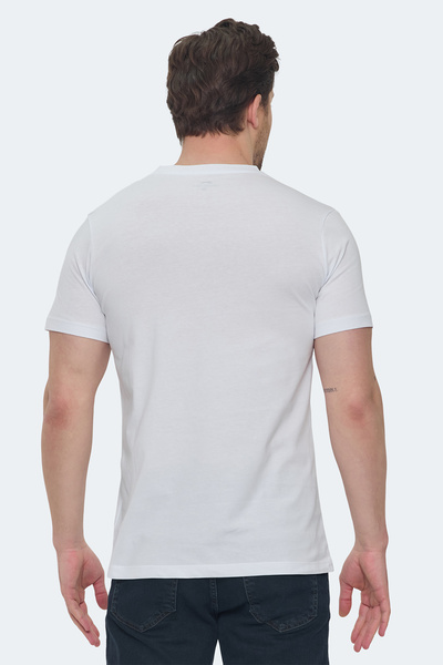 Slazenger Ανδρικό T-shirt Sargon Λευκό