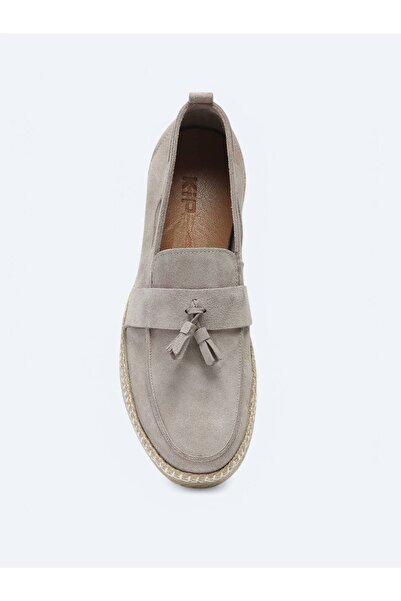 Kip Bej Süet Smart Casual Ayakkabı