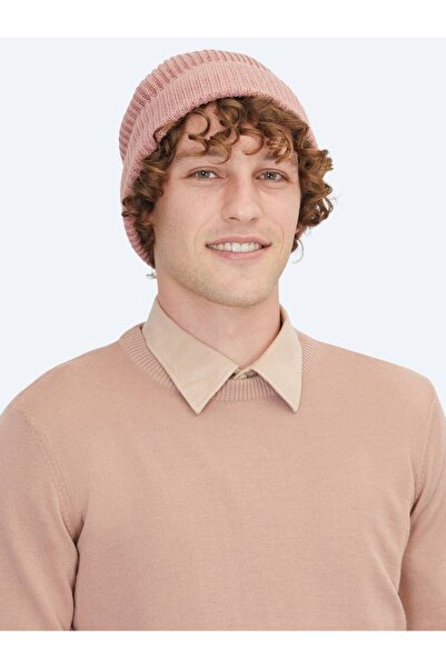 Kip Somon Bisiklet Yaka Jakarlı Yün Karışımlı Triko Kazak