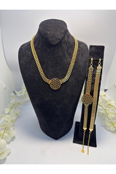 LAVDERUAR Yaşam Çiçeği Motifli Paslanmaz Çelik Set 068