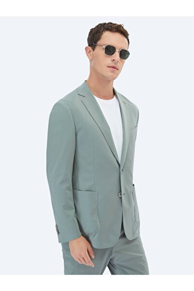 Kip بدلة عصرية مستقيمة باللون الأخضر النيل