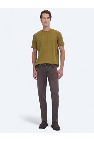 Kip Μπλουζάκι Oil Green Crew Neck Plain T-shirt