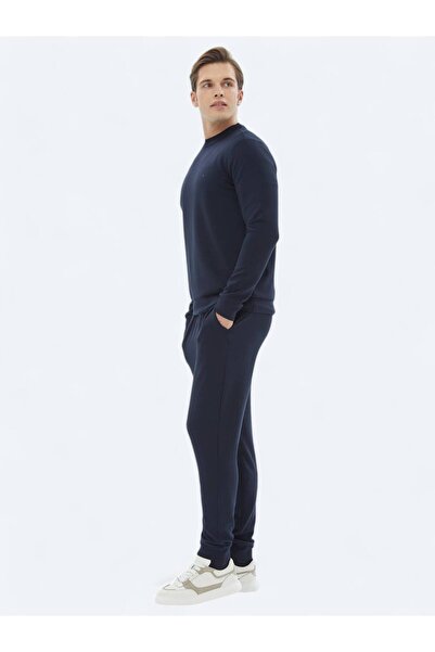 Kip Темно-синій світшот з капюшоном