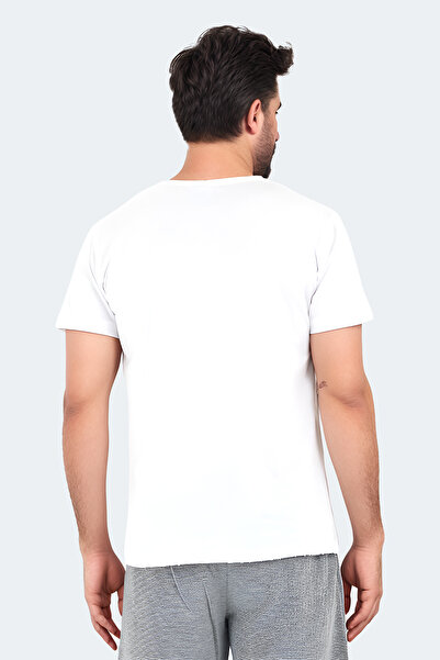 Slazenger Sargon Plus Size Herren-Polo-T-Shirt Weiß